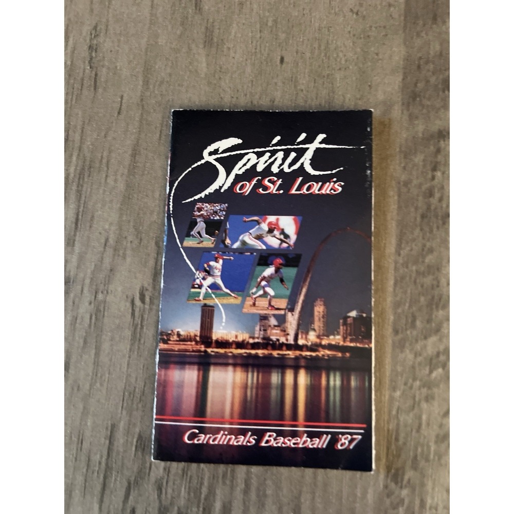 1987 St Louis Cardinals Season Schedule Spirit of St Louis Busch Budweiser GUC